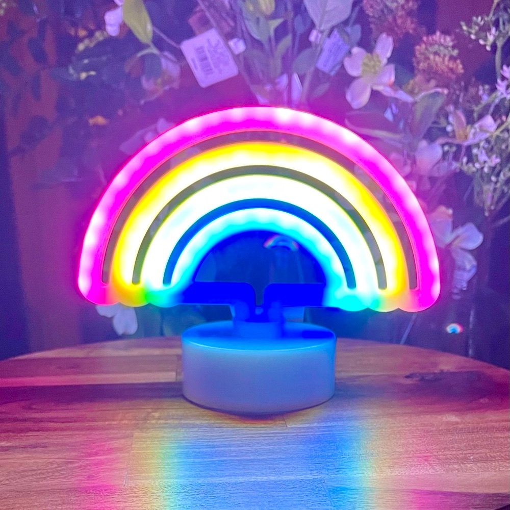 HP Neon LED Portable Rainbow Light with on/off switch - Picture 3 of 12